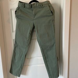 JCrew Green Pants size 6